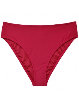 Calzon de bikini tiro alto color rojo marca samia