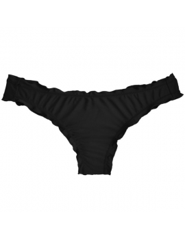 foto producto de calzon de bikini tanga arruchado negro