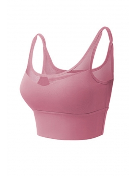 foto producto Peto deportivo con transparencia rosado. SAMIA. $7.990